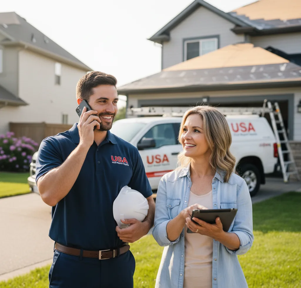 USA Roof Repair Experts customer support in Ebensburg